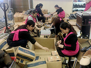 衣博汇零陵店举行打扣比赛